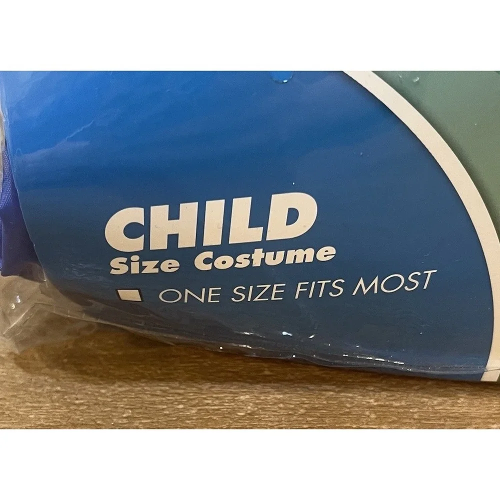 Spirit Halloween Blue Inflatable Super Skins Costume Child One Size Tested READ